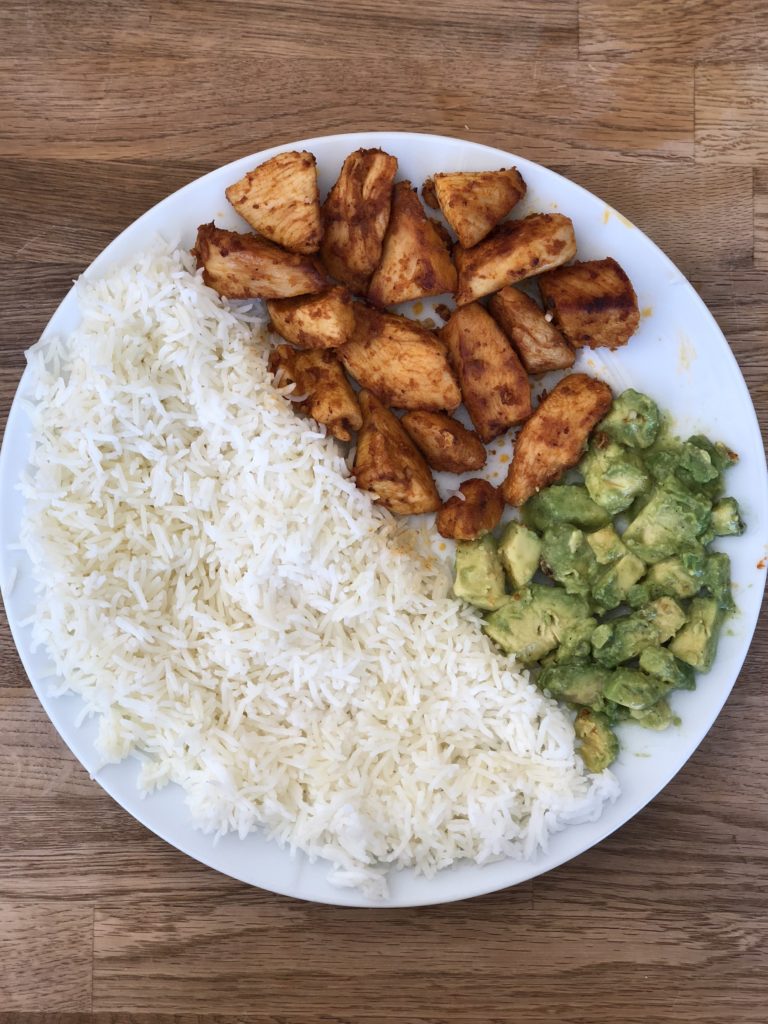 Chicken | Avocado | Reis