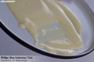 Philips Viva Stabmixer Mayonnaise Ergebnis
