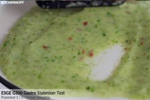 ESGE Gastro Stabmixer grüner Smoothie Ergebnis