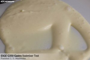 ESGE Gastro Stabmixer Mayonnaise Ergebnis