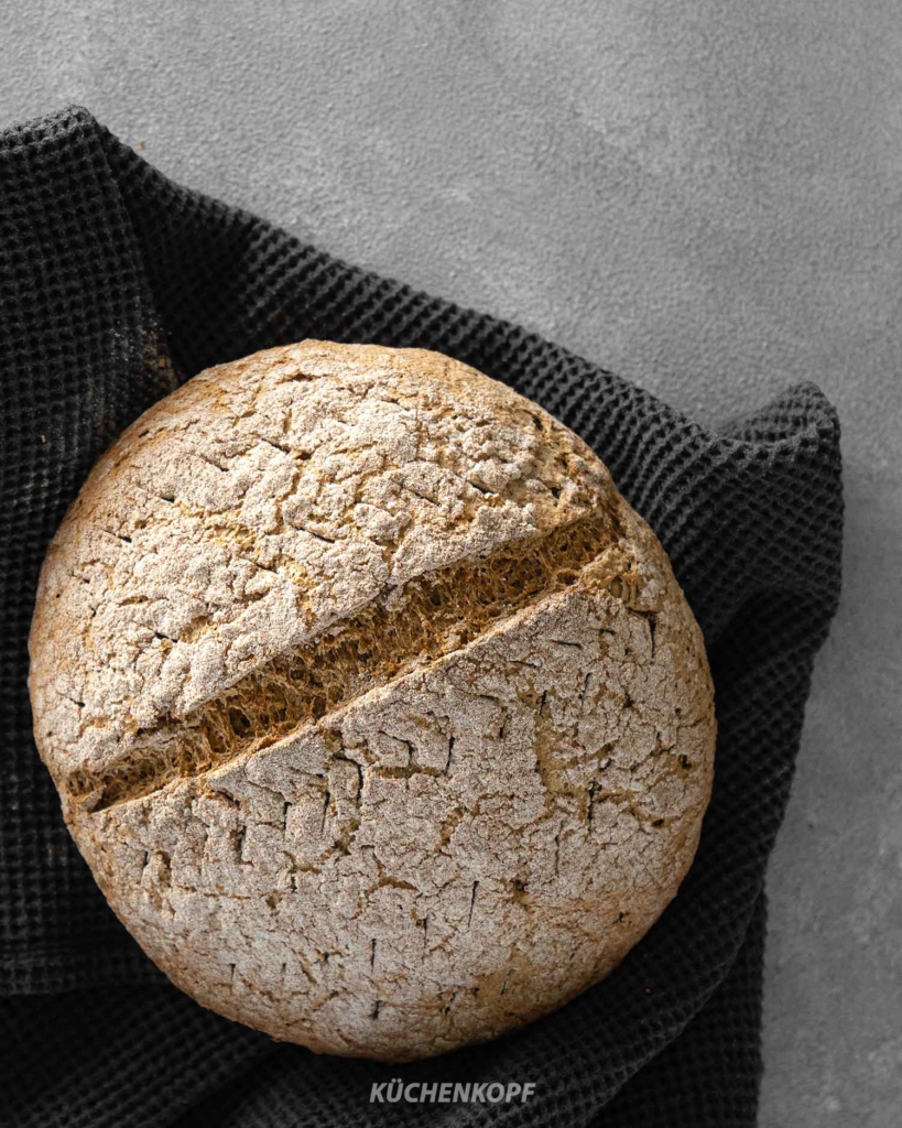 Glutenfreies Brot mit Hefe