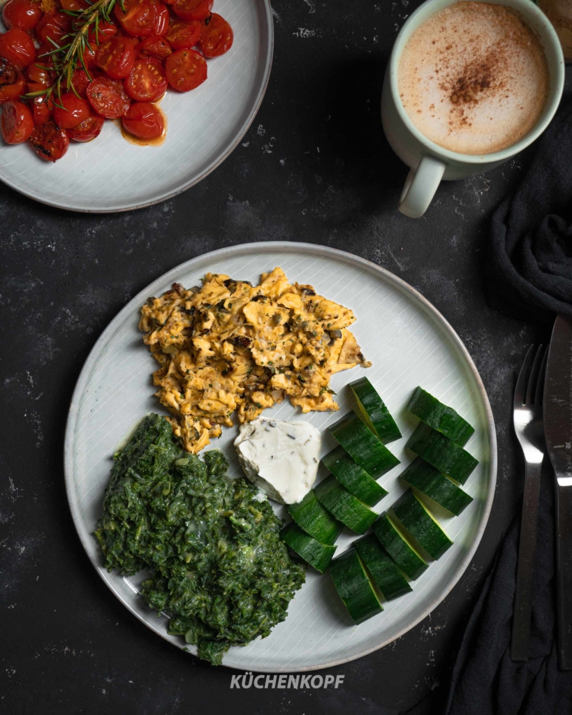 Low-Carb Eierfrühstück