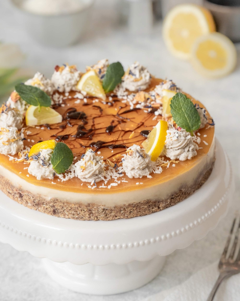 Sunny Soulcake – Kokos-Zitronen-Kuchen (vegan)